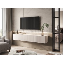 Тумба под ТВ арт.24.84.2 фасад МДФ кашемир/каркас ЛДСП кашемир 2000х346хh330мм  