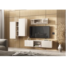 Гостиная арт.24.84.9.2 фасад МДФ кашемир/каркас ЛДСП кашемир Оскар 