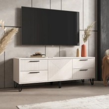 Тумба под ТВ арт.24.86 фасад МДФ кашемир/каркас ЛДСП кашемир 1502х426хh542мм  