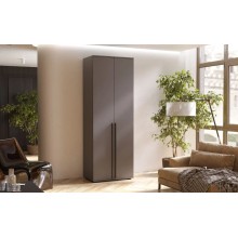 Шкаф 2-х. дв. арт.24.9.1 ЛДСП графит 800х510хh2236мм 