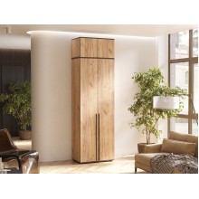 Шкаф 2-х. дв. арт.24.9.2 ЛДСП дуб крафт 800х510хh2654мм Норд