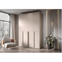 Шкаф 4-х. дв. арт.24.9.5 фасад ЛДСП кашемир/каркас ЛДСП дуб крафт серый 1600х510хh2236мм Норд