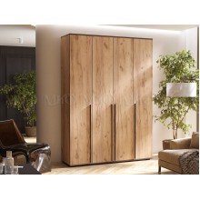 Шкаф 4-х. дв. арт.24.9.5 каркас и фасад ЛДСП дуб крафт 1600х510хh2236мм Норд