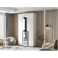 Шкаф 3-х. дв. арт.24.9.3.1 фасад ЛДСП белый глянец/каркас ЛДСП белый 1200х510хh2236мм Норд