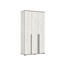 Шкаф 3-х. дв. арт.24.9.3 каркас и фасад ЛДСП дуб крафт белый 1200х510хh2236мм Норд