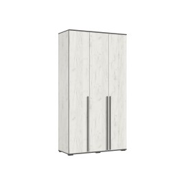 Шкаф 3-х. дв. арт.24.9.3 каркас и фасад ЛДСП дуб крафт белый 1200х510хh2236мм Норд