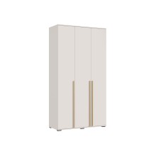 Шкаф 3-х. дв. арт.24.9.3 каркас и фасад ЛДСП кашемир 1200х510хh2236мм Норд ручка золото