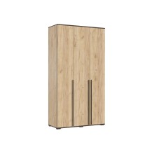 Шкаф 3-х. дв. арт.24.9.3 каркас и фасад ЛДСП дуб крафт 1200х510хh2236мм Норд