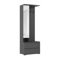 Прихожая арт.24.9.13 ЛДСП графит 800х510хh2236мм Норд