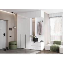 Прихожая арт.24.9.15 ЛДСП белый глянец/белый 2000х510хh2654мм Норд