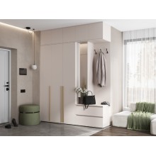 Прихожая арт.24.9.15 фасад ЛДСП кашемир/каркас ЛДСП кашемир 2000х510хh2654мм Норд