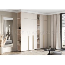 Набор шкафов арт.24.9.18 фасад ЛДСП кашемир/каркас ЛДСП кашемир 2500х510хh2654мм Норд