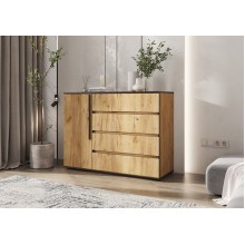 Комод арт.24.9.19 ЛДСП дуб крафт 1200х450хh900мм Норд