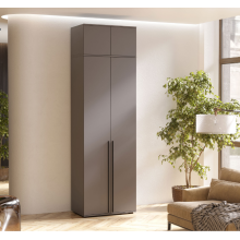 Шкаф 2-х. дв. арт.24.9.2 ЛДСП графит 800х510хh2654мм Норд