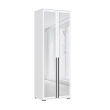 Шкаф 2-х. дв. арт.24.9.1.1 ЛДСП белый глянец/белый 800х510хh2236мм Норд