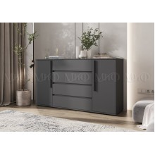 Комод арт.24.9.20 ЛДСП графит 1600х450хh900мм Норд