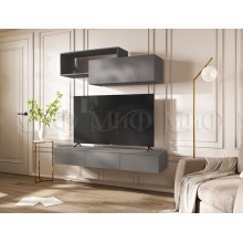 Гостиная арт.24.9.24 ЛДСП графит 1500х350хh220мм Норд