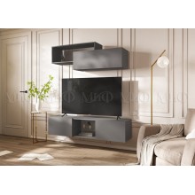 Гостиная арт.24.9.25 ЛДСП графит 1500х350хh330мм Норд