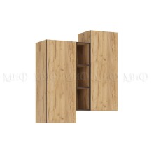 Полка навесная арт.24.9.30 фасад ЛДСП дуб крафт/каркас ЛДСП дуб крафт 1000х350хh1156мм Норд