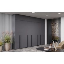 Набор шкафов арт.24.9.7 ЛДСП графит 3600х510хh2654мм Норд