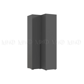 Шкаф угловой арт.24.9.8 ЛДСП графит 906х906хh2236мм Норд