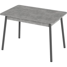 Стол обеденный арт.29.1 ЛДСП 16мм,кромка 0.4мм ателье светлый/ножки графит 1100х700хh750мм 