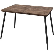 Стол обеденный арт.29.12.2 ЛДСП 32мм ржавый камень/подстолье профиль графит 1200х800хh750мм 