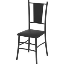 Стул арт.29.13 каркас черный/ткань кожзам черный тип 1 394х432хh935мм   