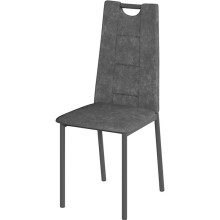 Стул арт.29.7 каркас графит/ткань велюр серый тип 1 400х465хh950мм   