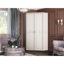 Шкаф угловой арт.24.121.9 МДФ сандал светлый матовый/ЛДСП сандал 1100х1100хh2236мм Престиж-1