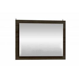 Зеркало навесное арт.24.123.22 ЛДСП белый глянец/венге 800х600хh20мм