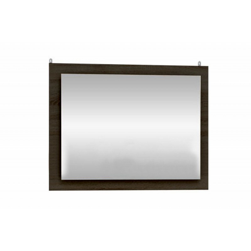 Зеркало навесное арт.24.123.22 ЛДСП белый глянец/венге 800х600хh20мм