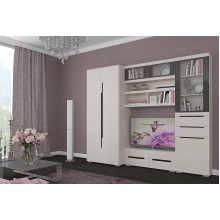 Гостиная арт.24.54.2 МДФ сандал/ЛДСП сандал 2584х542хh2115мм вариант №1  