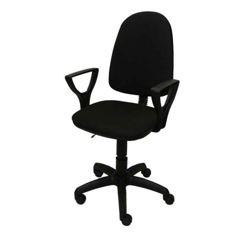 Кресло компьютерное арт.8.9 470х450 мм. высота спинки 510 мм. ткань черная
